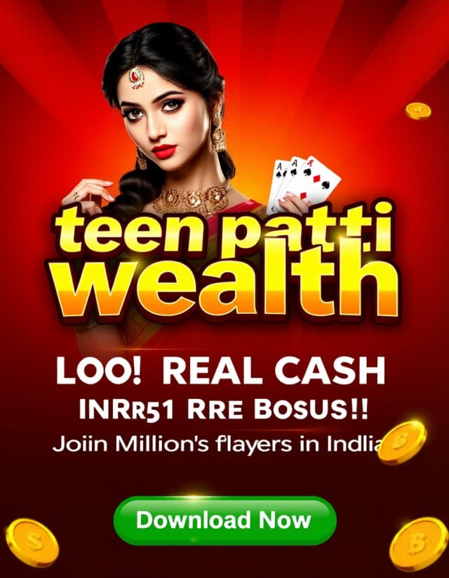 Teen Patti Wealth Banner
